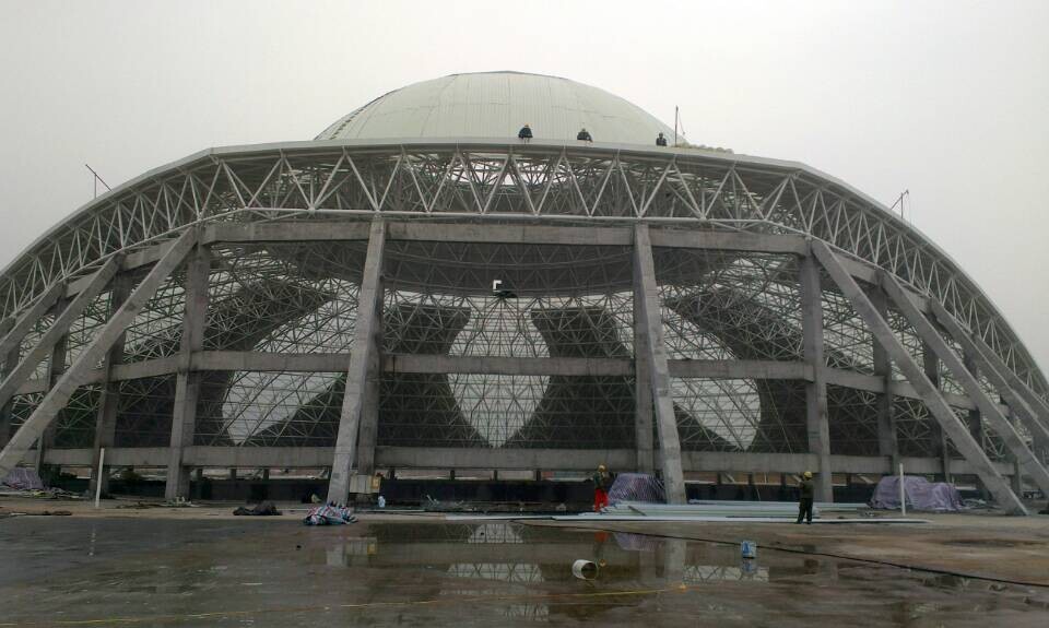 广汉温泉馆网架工程